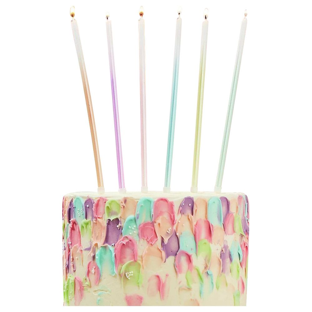 Ginger Ray - Pastel Ombre Candles - 12Pcs