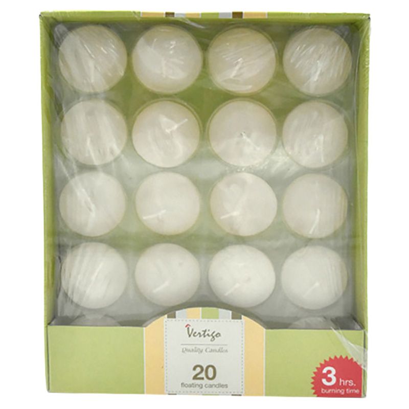 Vertigo - Ivory Floating Candle 20pcs