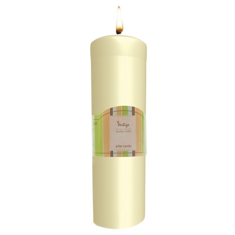 Party Zone -  Ivory Pillar Candles