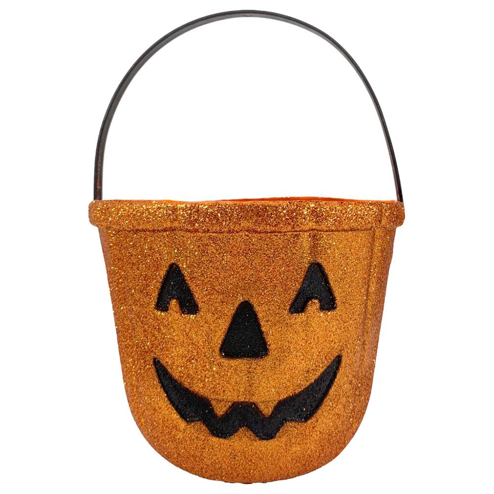 Party Magic - Halloween Glitter Pumpkin Basket