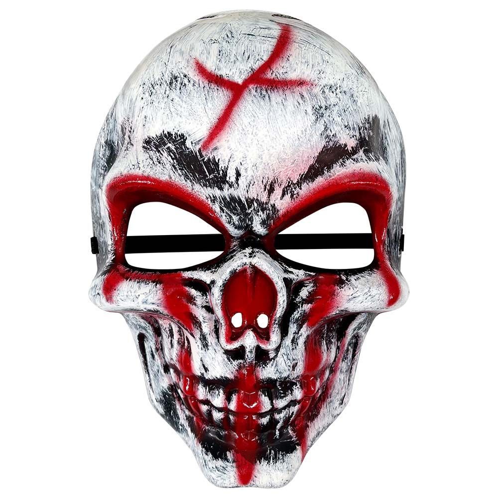 Party Magic - Halloween Skull Mask - White