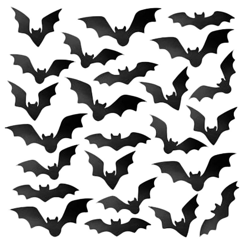 Hootyballoo - Bat Window Clings - 24pcs