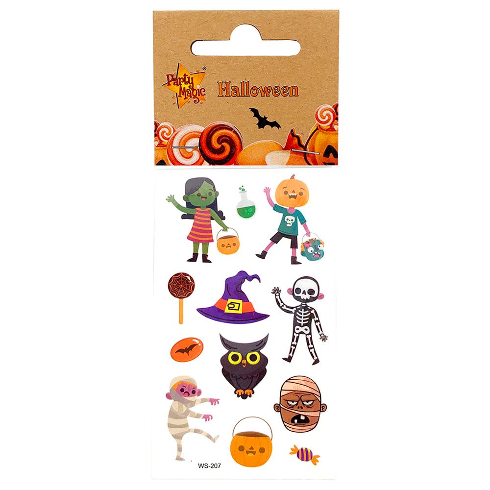 Party Magic - Halloween Tattoo Sticker 4pcs