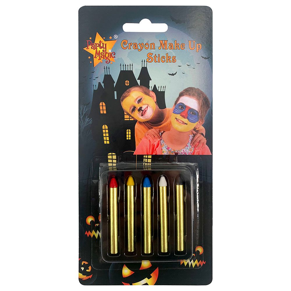 Party Magic - Crayon Make Up Sticks 5 Colours