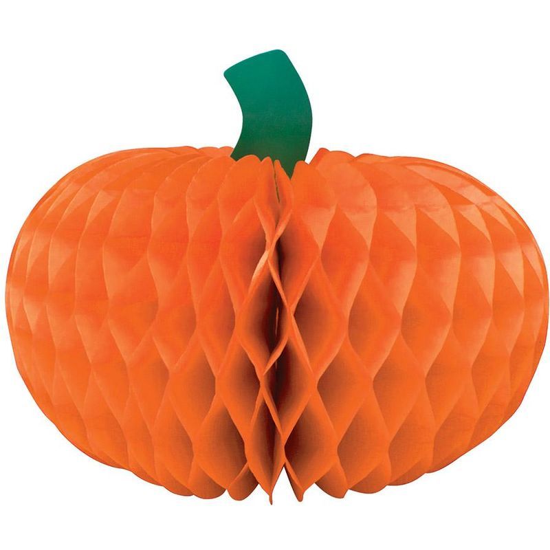 Creative Converting - Pumpkin Honeycomb Centrepiece - Orange