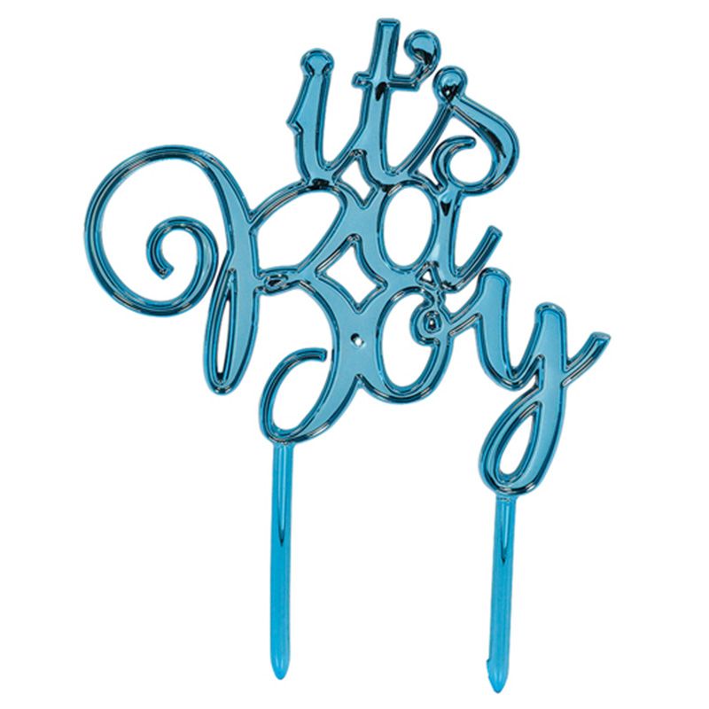 Amscan - It'S A Boy Blue Cake Topper