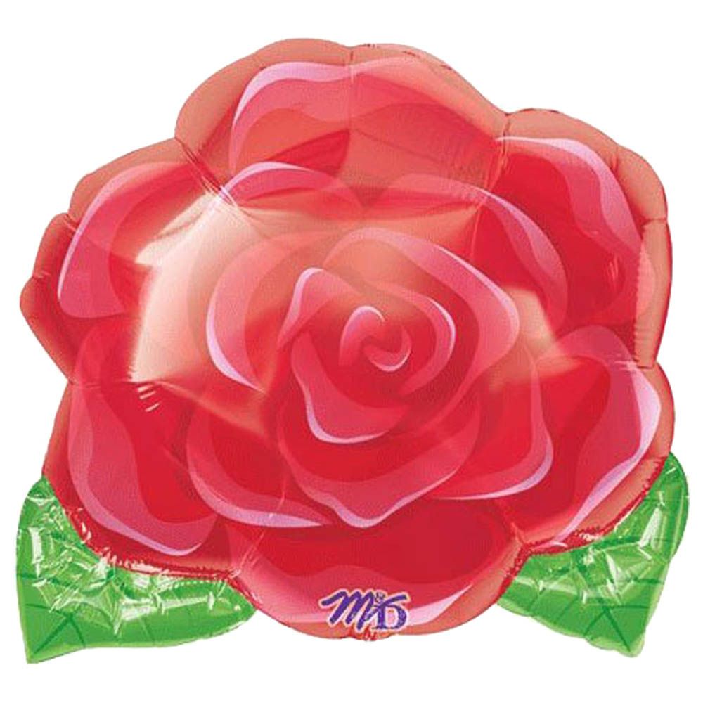 Blooming Rose Foil Balloon 18in