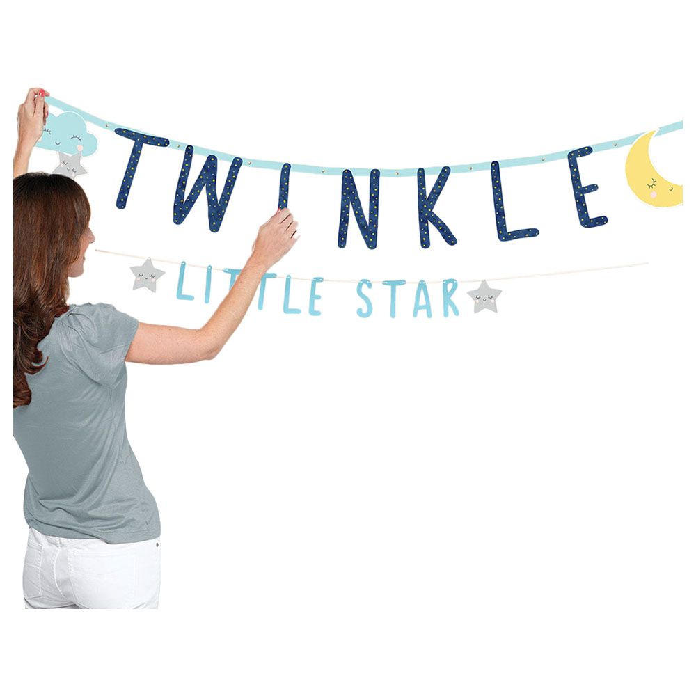 Amscan - Twinkle Little Star Jumbo Letter Banner