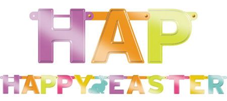 Happy Easter Large Foil Letter Banner