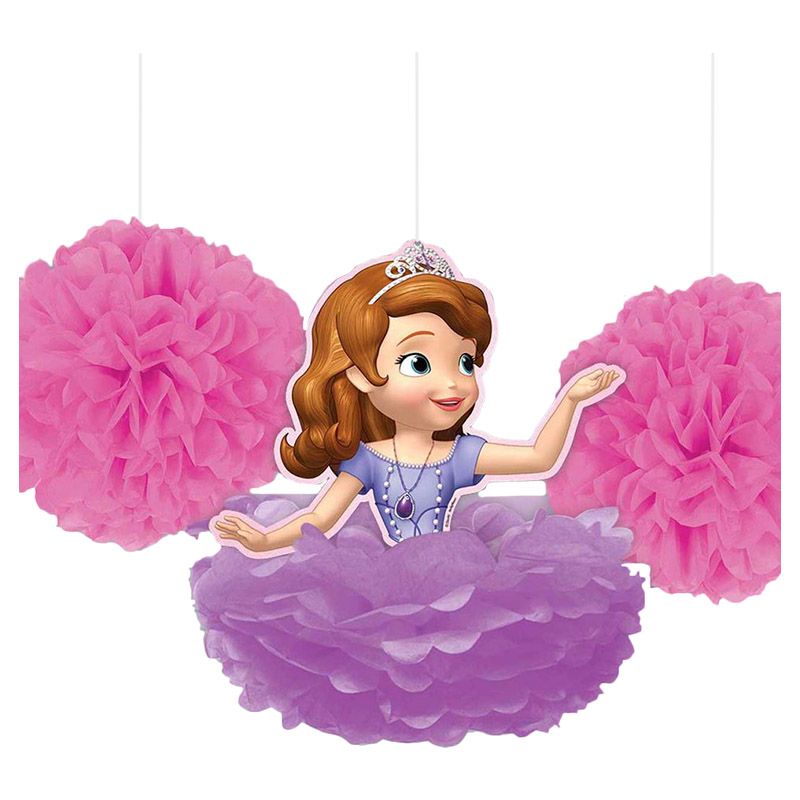 Sofia The First Fluffy Decorations 3pcs