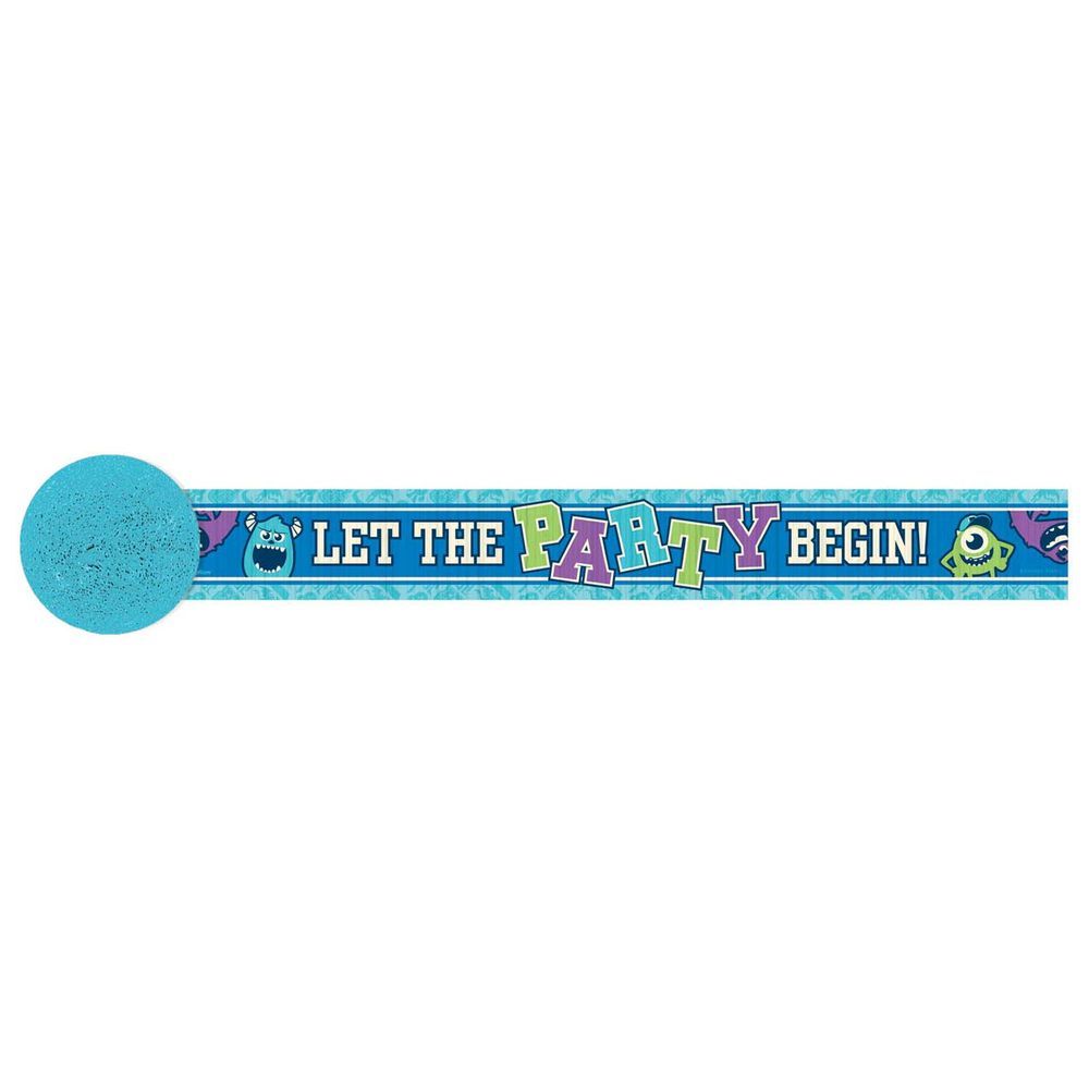 Monsters University Crepe Streamer 30ft