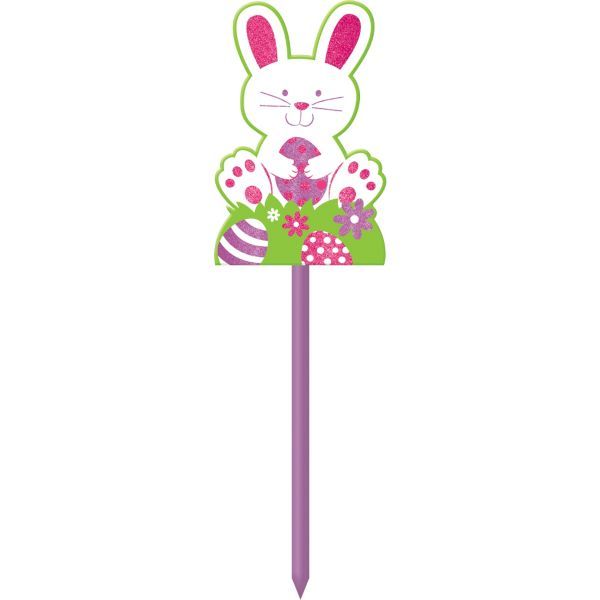 Easter Bunny Glitter Lawn Sign