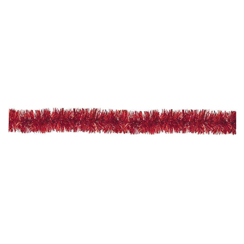 Tinsel Boa Garland 9ft - Red