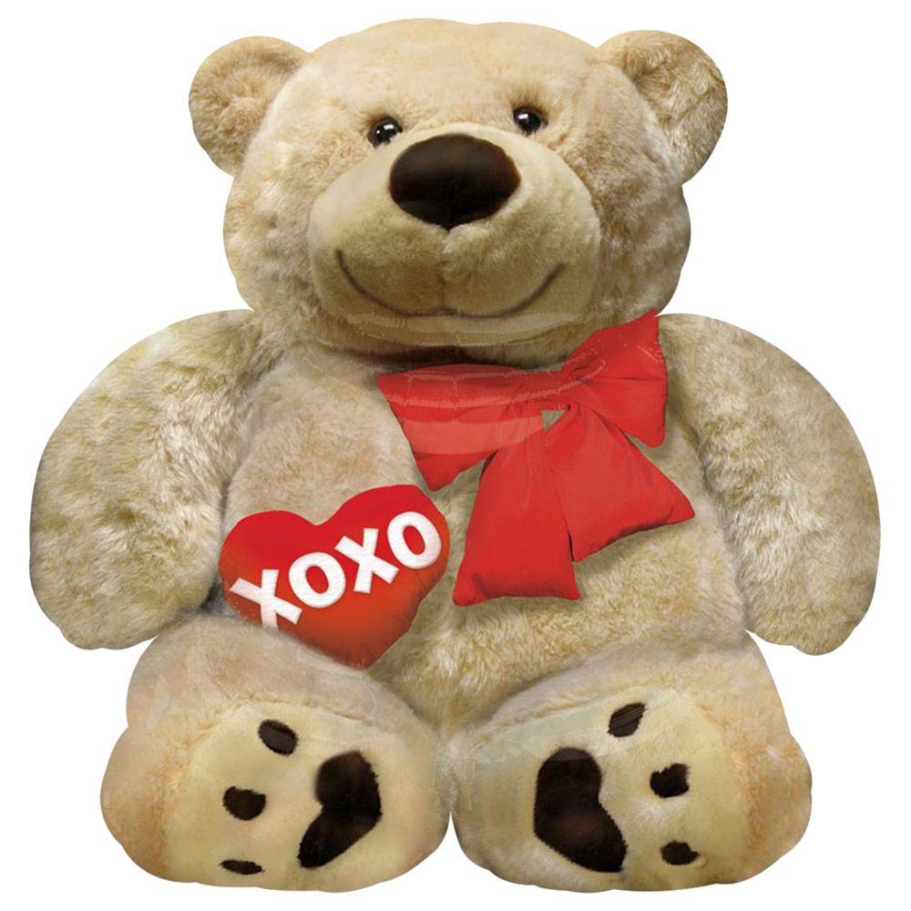 Cuddly Bear Love Foil Balloon - Brown