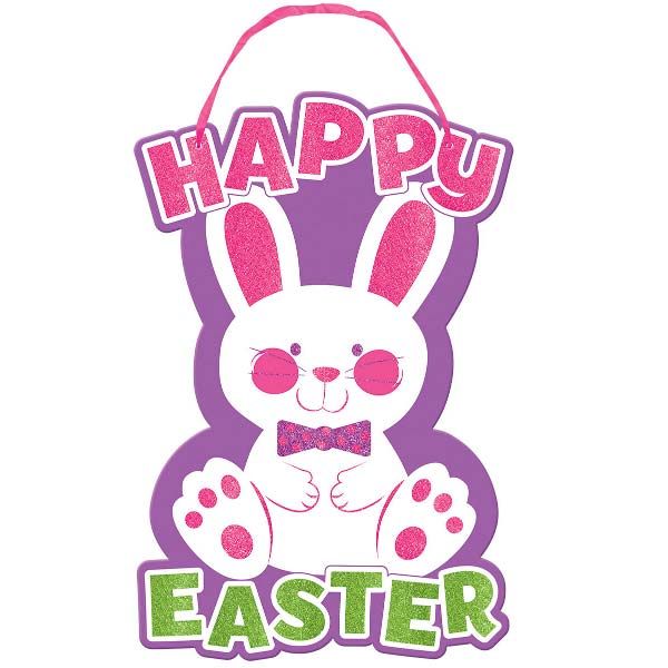 Happy Easter Large Glitter Sign