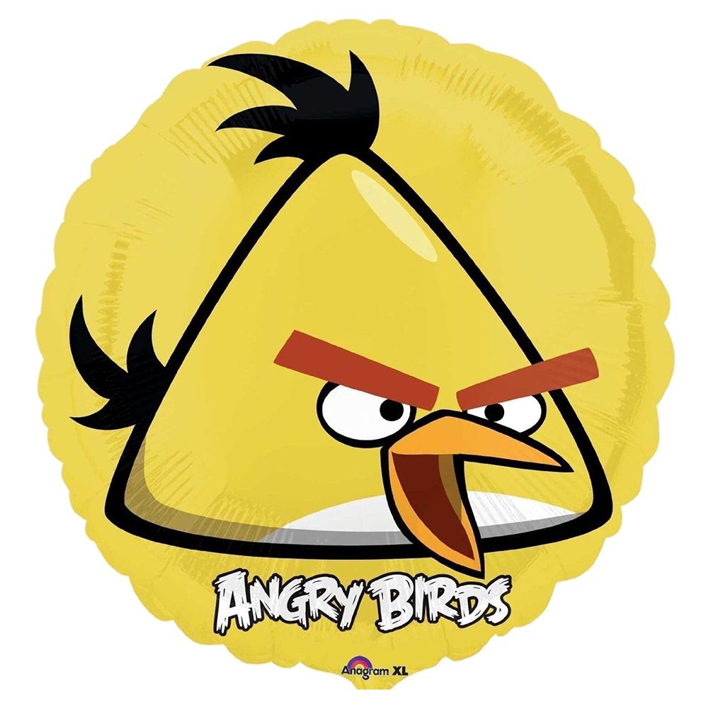 Amscan - Angry Birds Foil Balloon 18" - Yellow