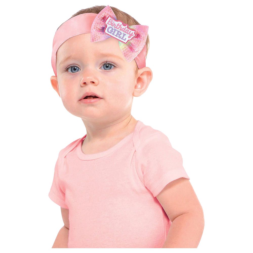 Amscan - Young Birthday Girl Bow Headband