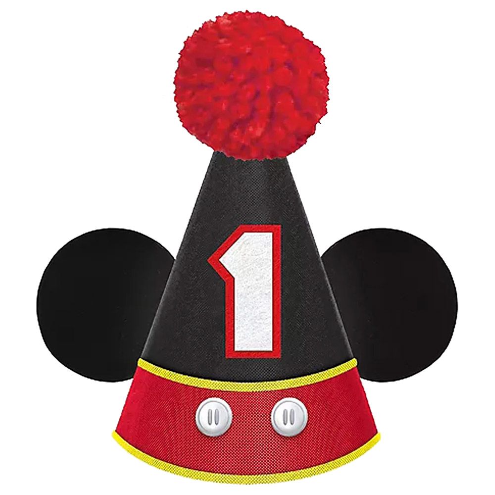 Party Centre - Disney Mickey Mouse Forever Deluxe Cone Hats