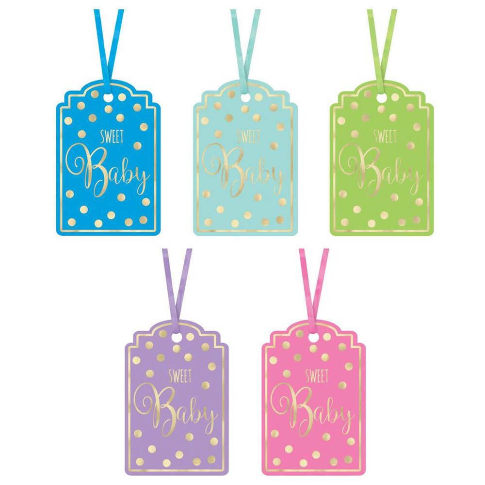 Amscan - Baby Shower Neutral Foil Stamped Tags 25pcs