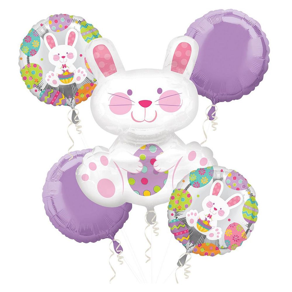 Easter Enchantment Balloon Bouquet 5Pcs