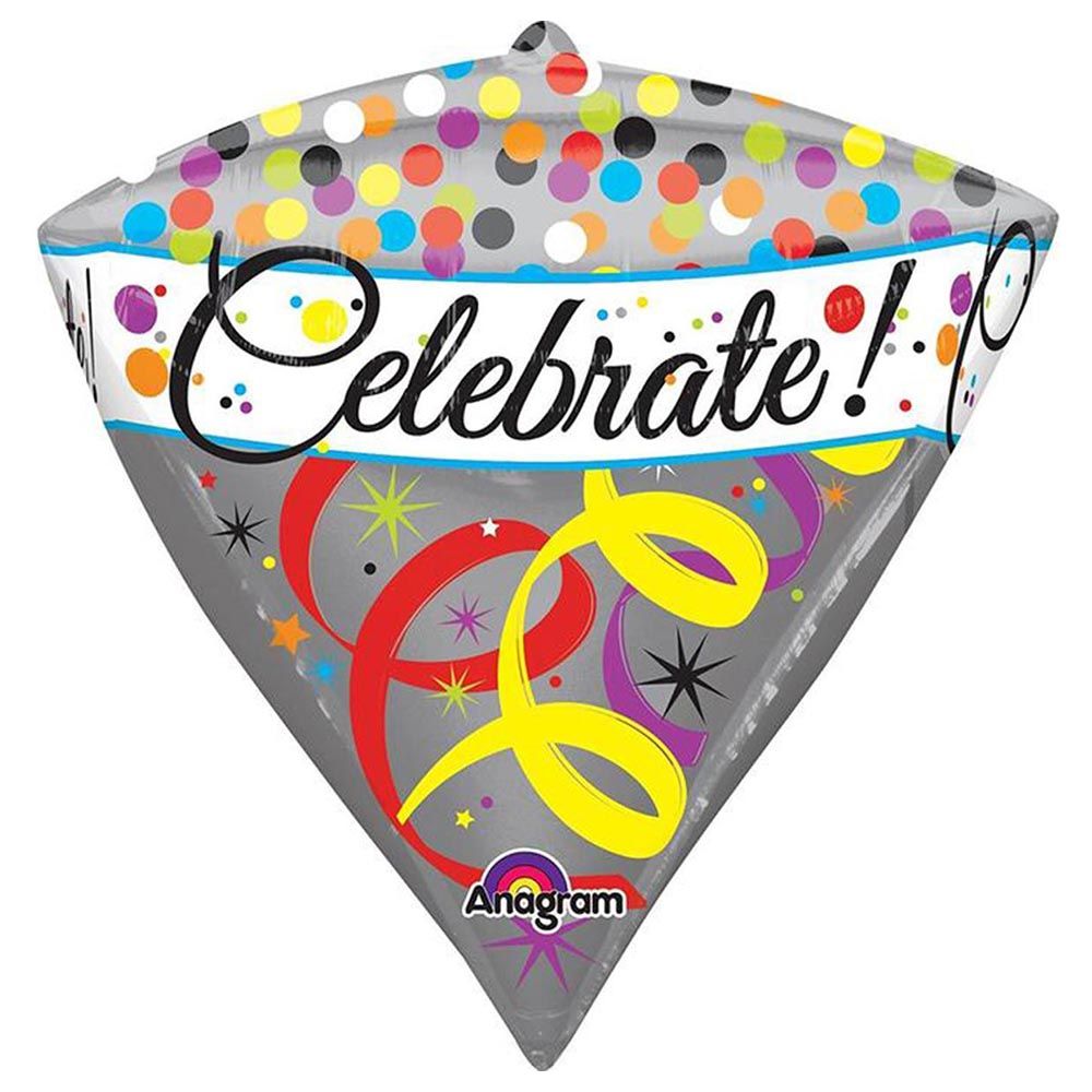 Party Centre - 16-inch Celebrate Diamondz Balloon