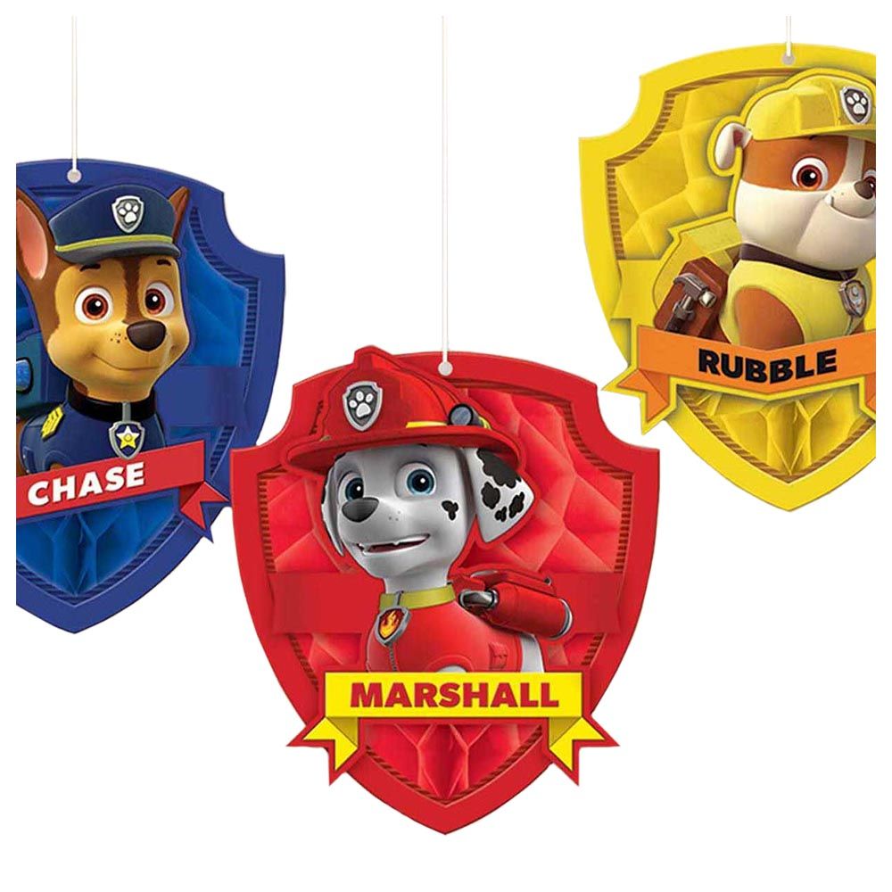 Amscan - Paw Patrol Honeycomb Decoration