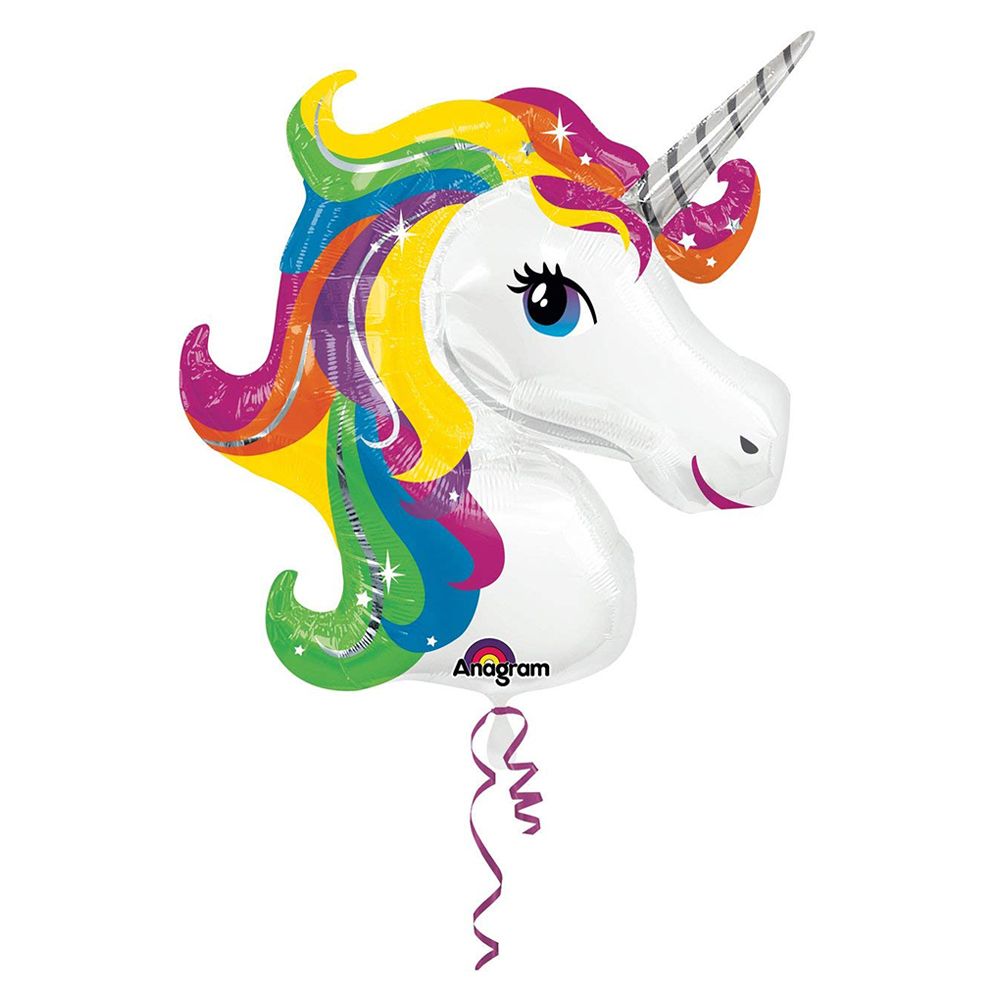 P35 Rainbow Unicorn Supershape Balloon