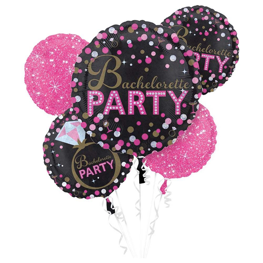 Party Centre - Bachelorette Sassy Party Balloon Bouquet 5pcs