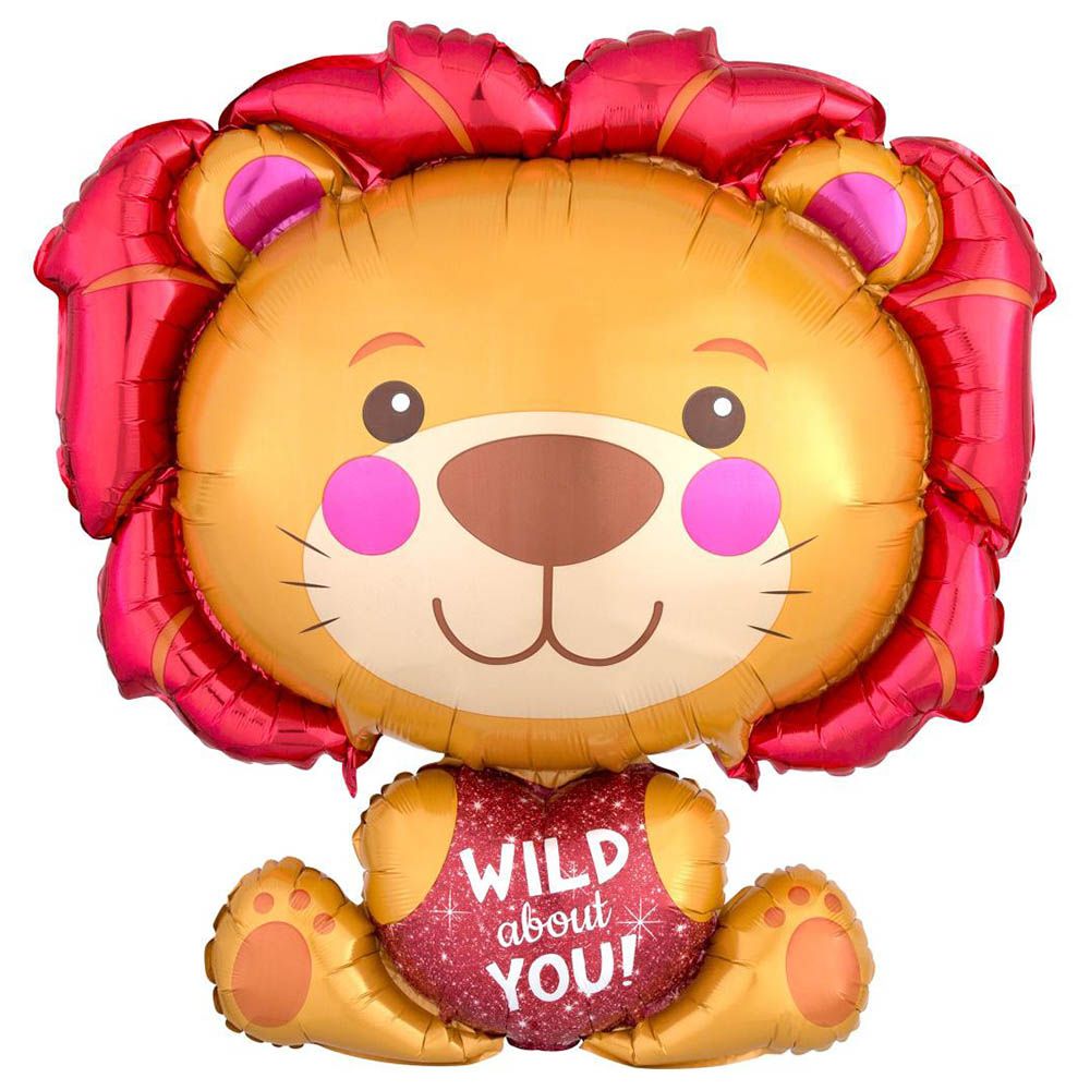 Wild About You Lion Supershape Balloon