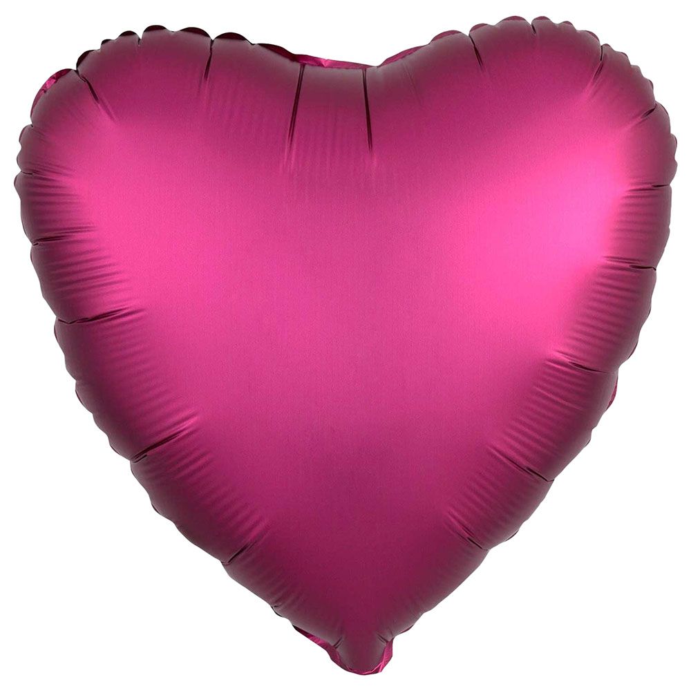 Satin Luxe Pomegranate Heart Foil Balloon