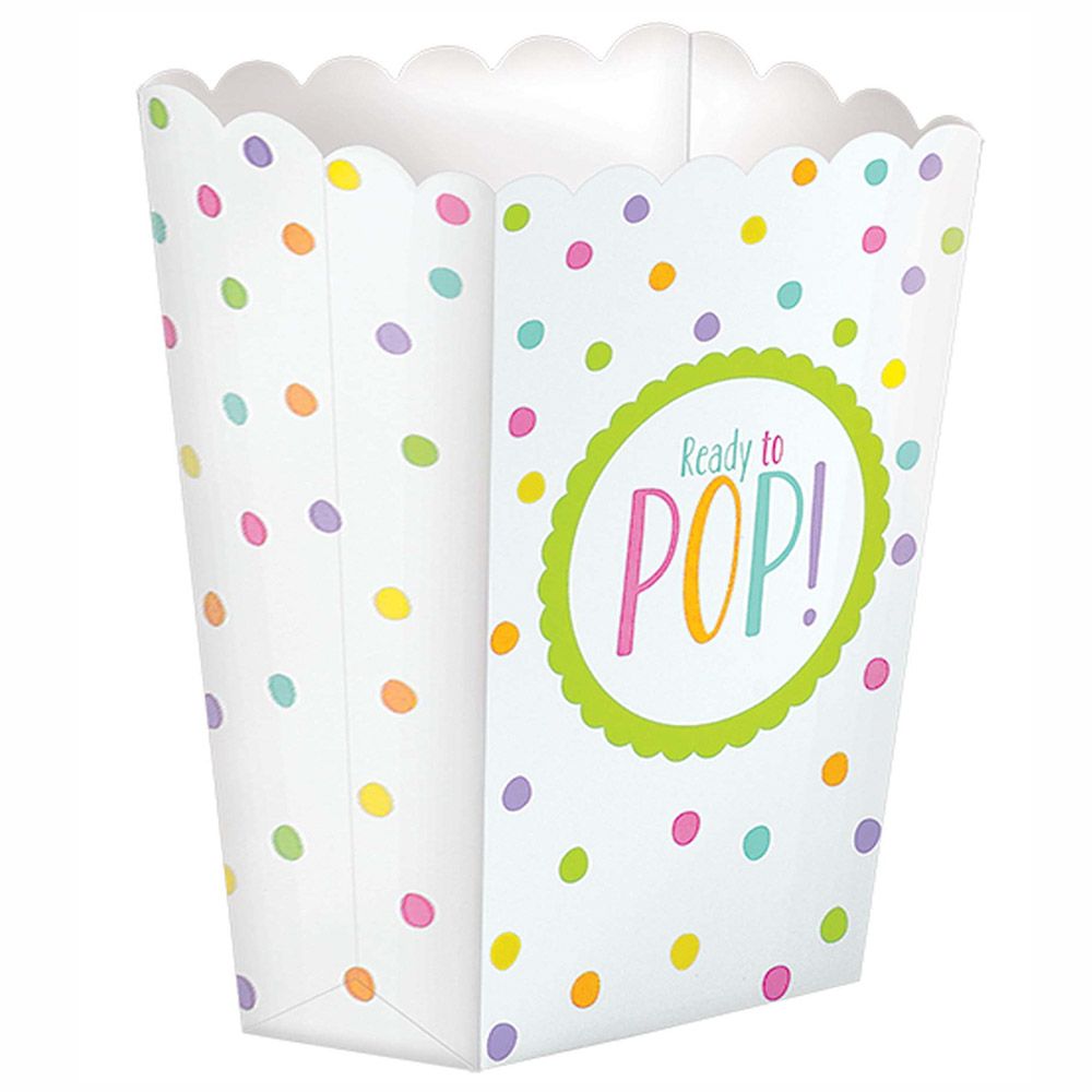 Amscan - Baby Shower Neutral Paper Popcorn Boxes 20pcs