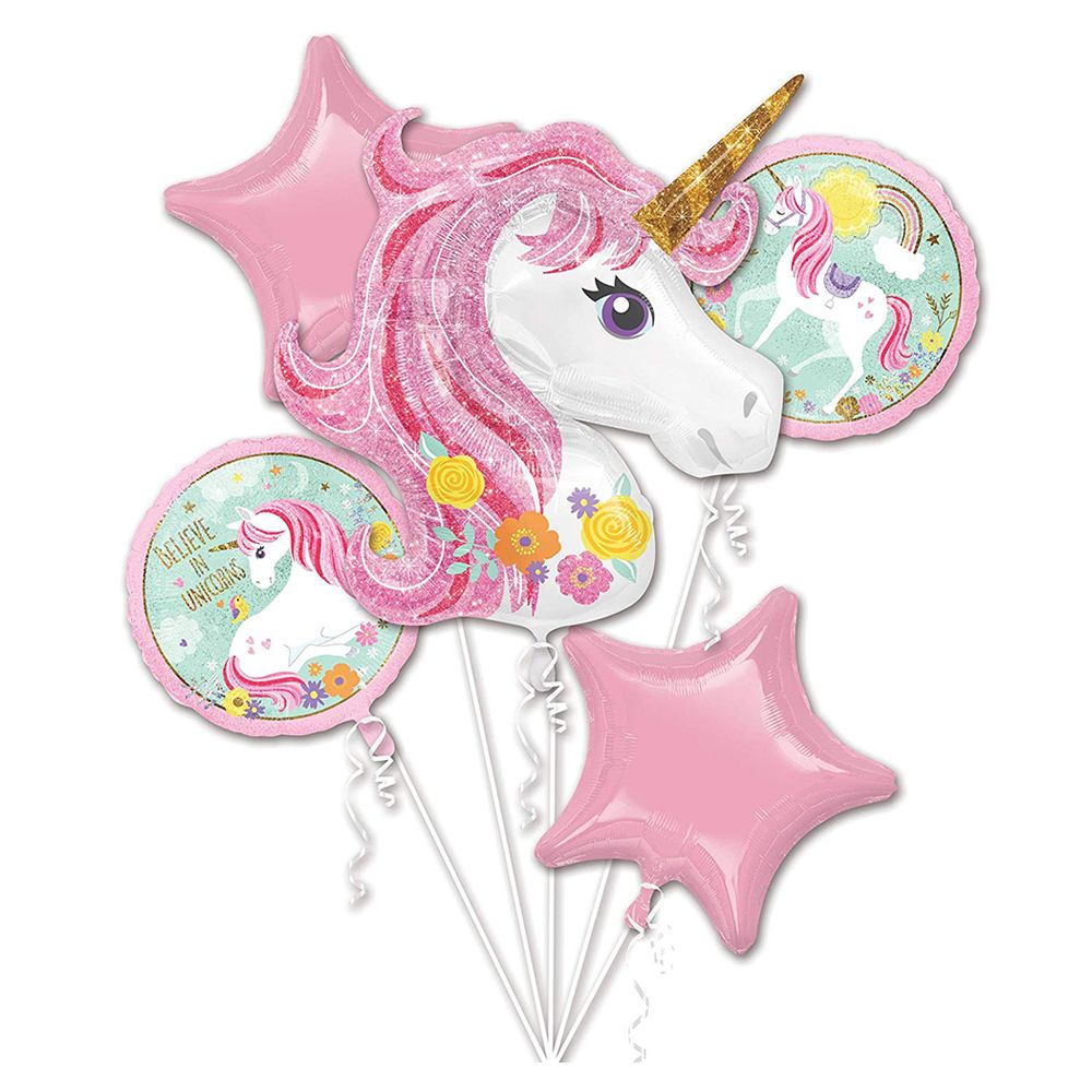 P75 Magical Unicorn Balloon Bouquet