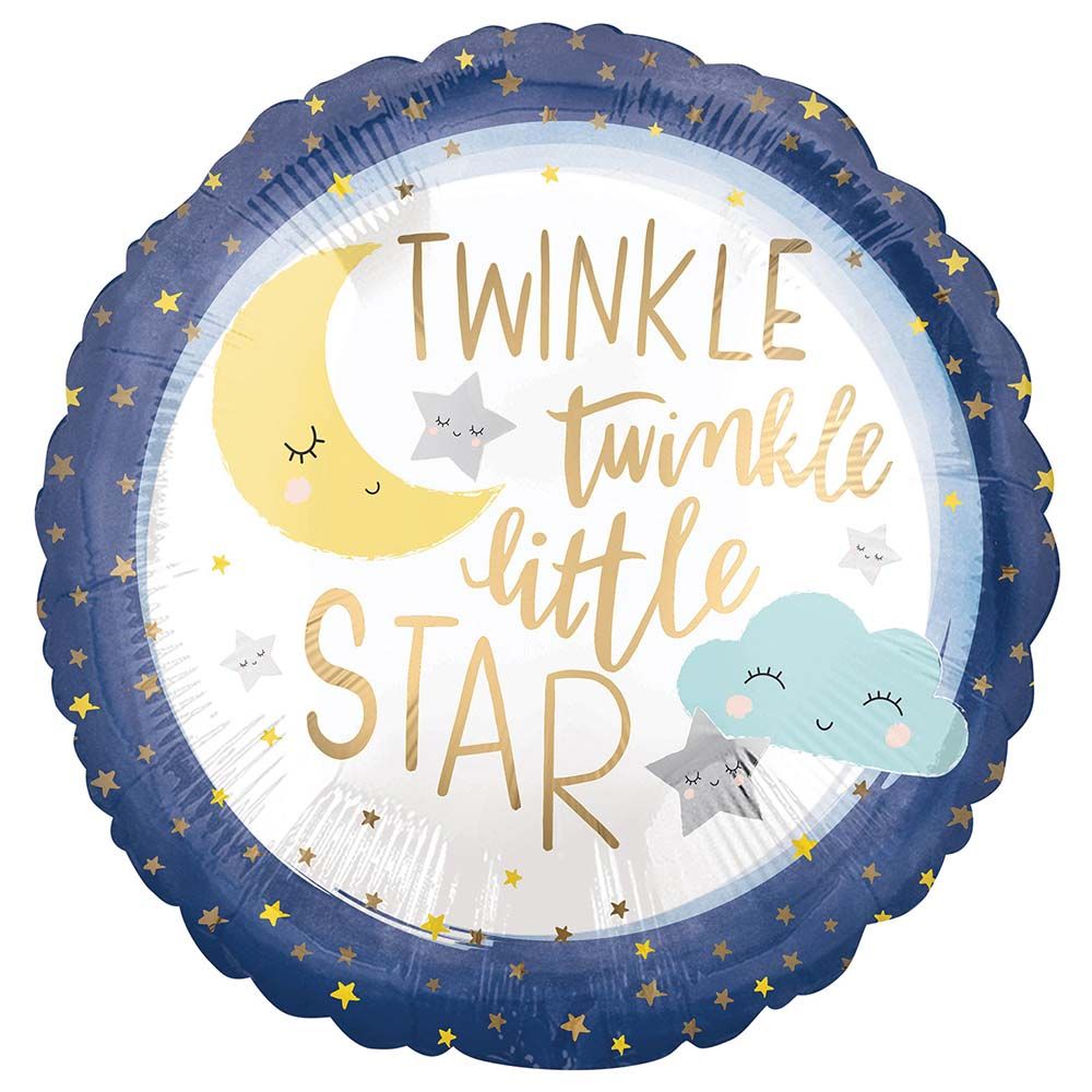 Anagram - S40 Twinkle Twinkle Little Star Foil Balloon 18