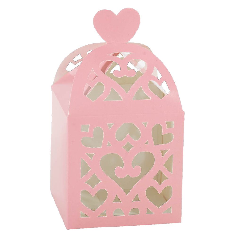 Amscan - New Lantern Favor Boxes 6cm 50pcs - Pink