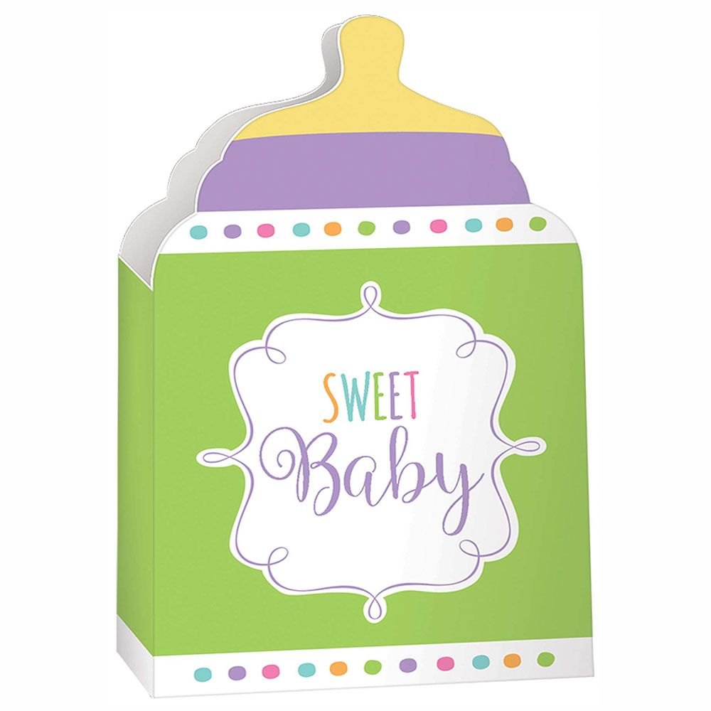 Amscan - Baby Shower Neutral Bottle Paper Containers 24pcs