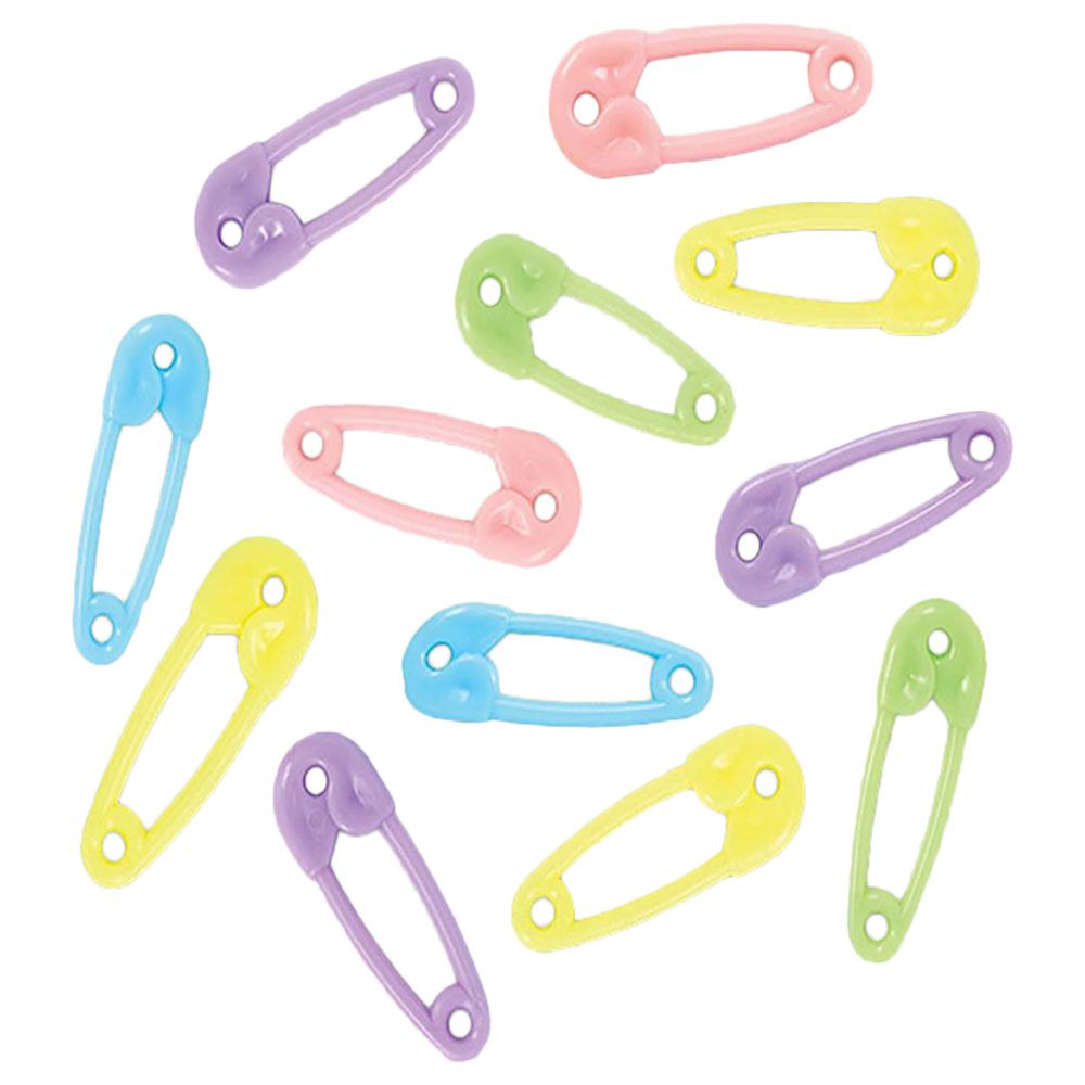 Amscan - Baby Shower Safety Pin Favors - Neutral 24pcs