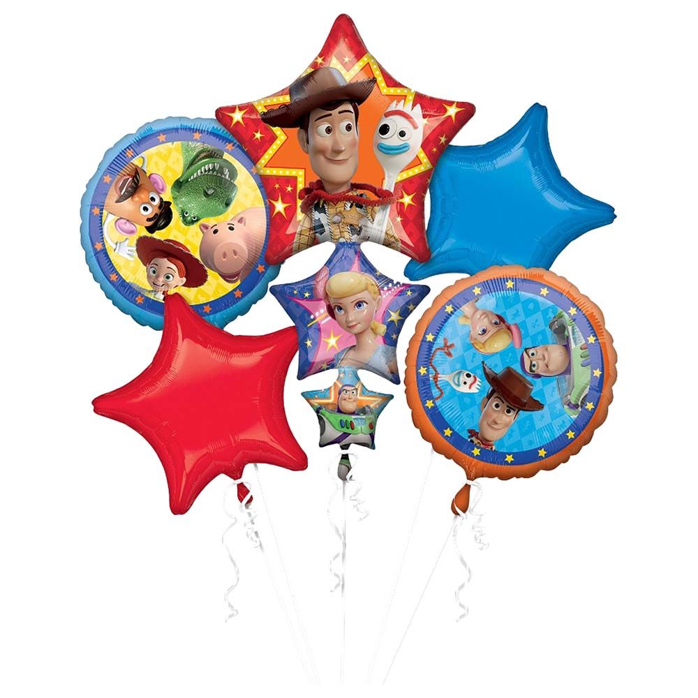 Party Centre - Toy Story 4 Balloon Bouquet 5pcs