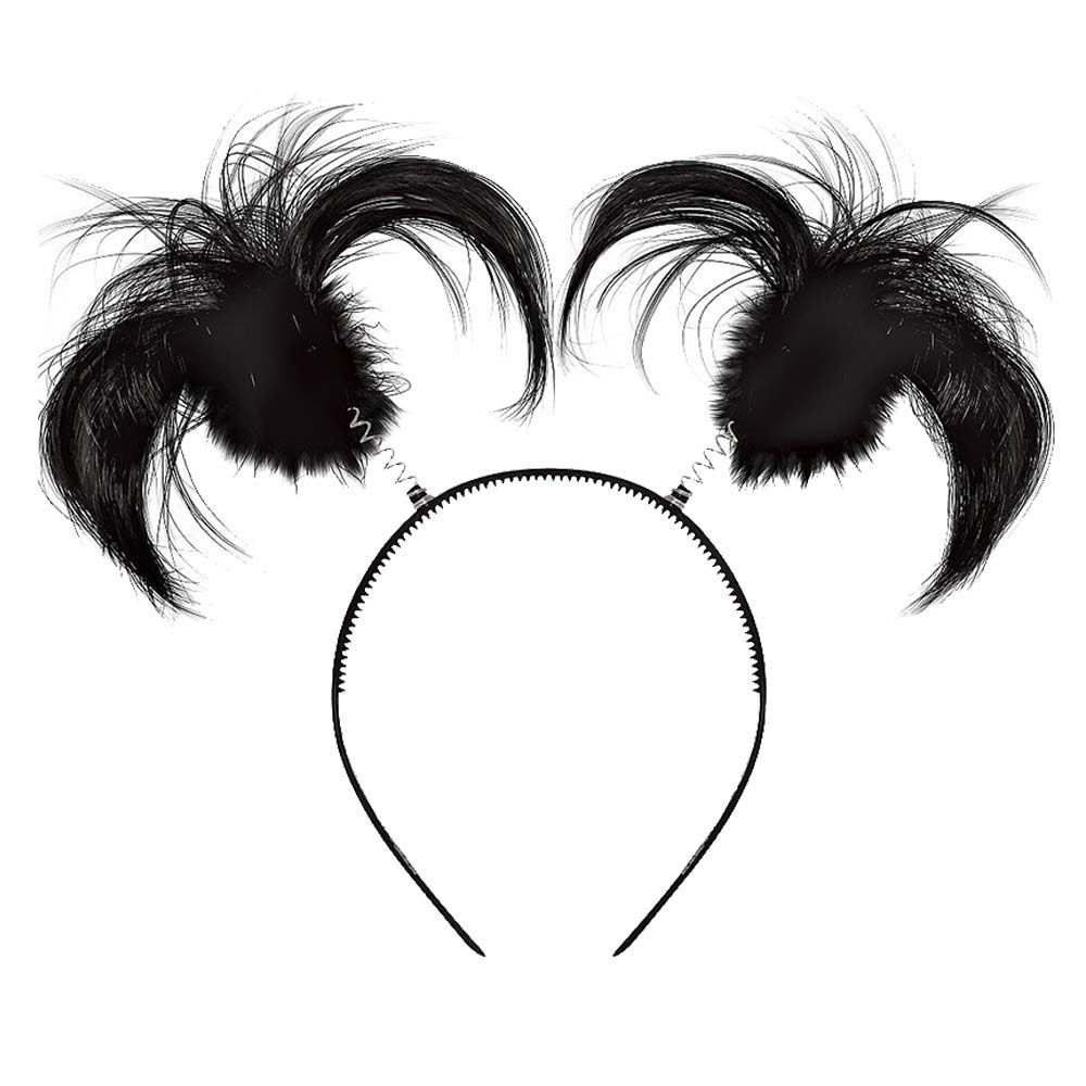 Ponytail Head Bopper - Black