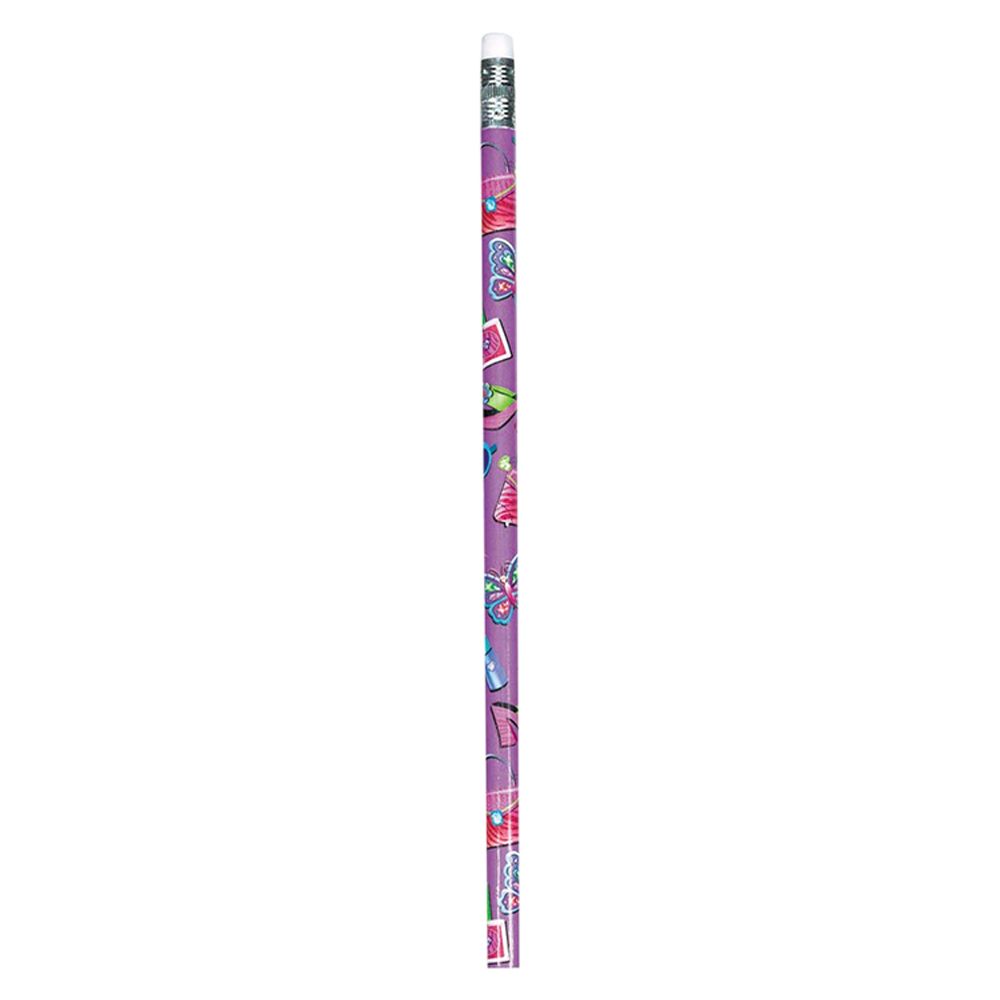 Glitzy Girl Pencil Favors 12pcs