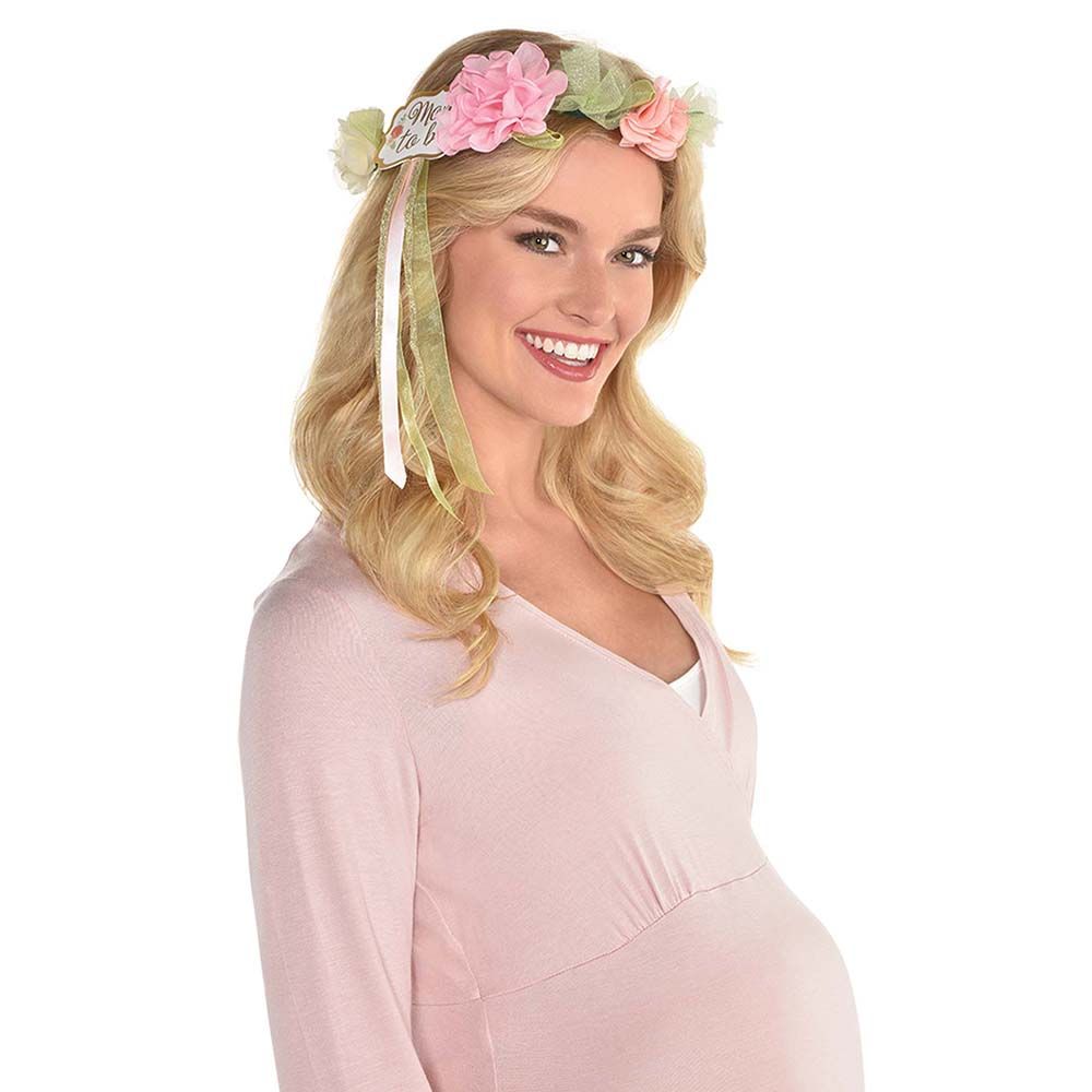 Amscan - Floral Baby Mom To Be Headband