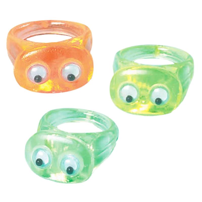 Wiggle Eye Ring Value Pack Favors 24pcs