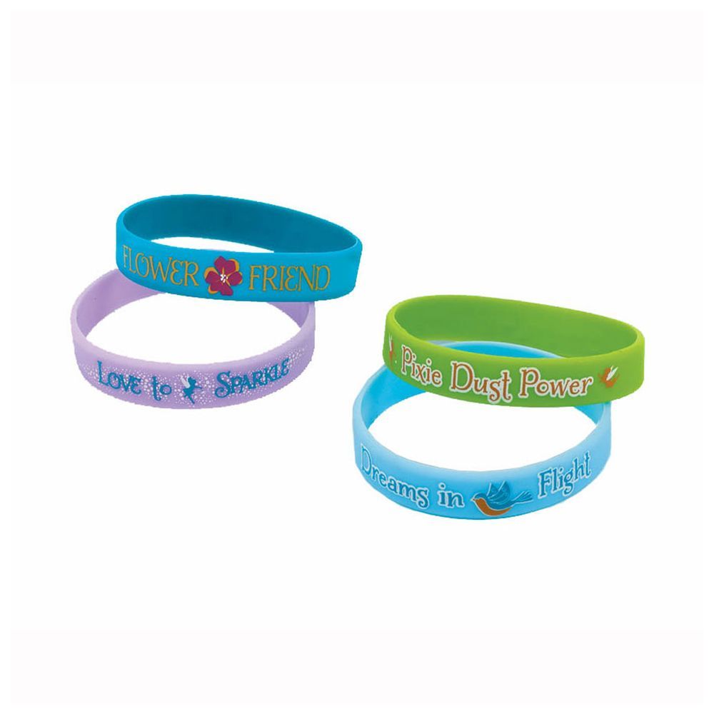 Disney Tinker Bell Rubber Bracelet 4pcs