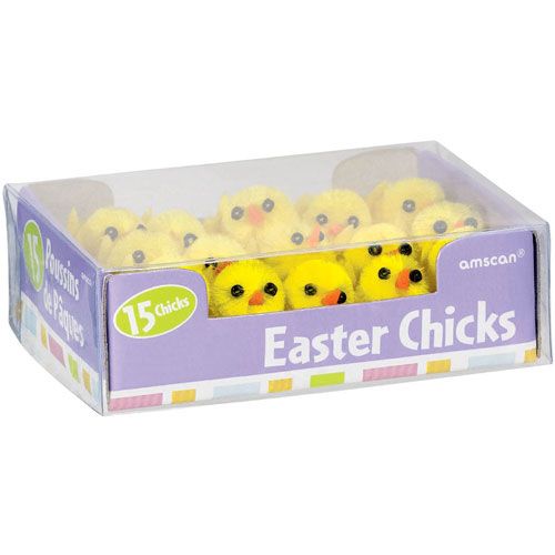 Easter Small Chenille Chick Favor - 12pcs