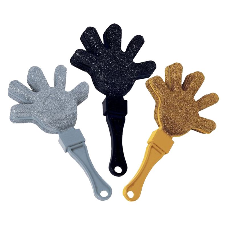 Let's Party Glitter Hand Clappers 12pcs