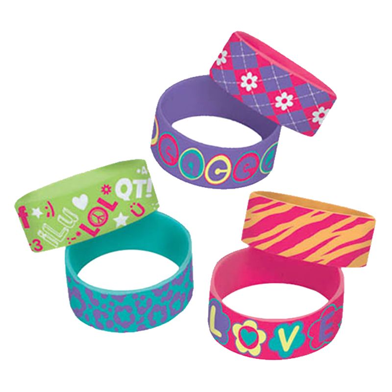 Girl Cuff Band Value Pack Favors 6pcs