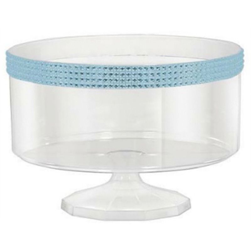 Amscan - Clear Small Trifle Plastic Container With Blue Gems