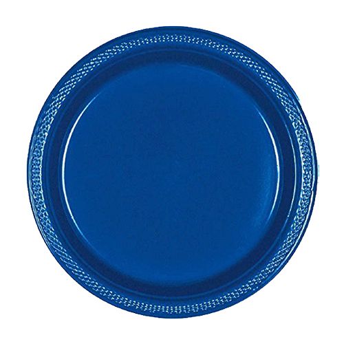 Amscan - Plates 7" 20pcs - Bright Royal Blue