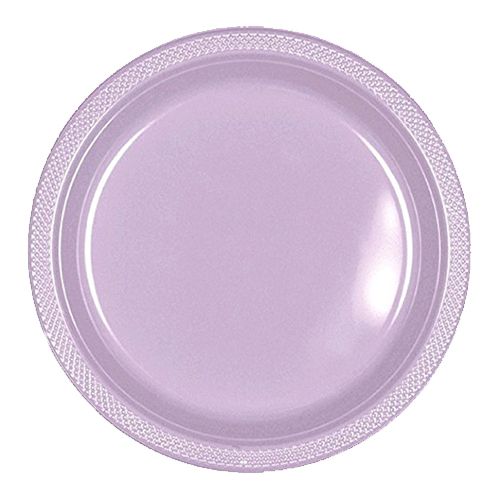 Amscan - Plastic Plates 9" 20pcs - Lavender