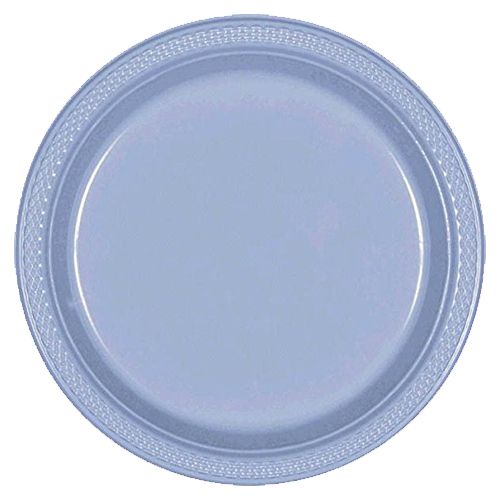 Amscan - Plastic Plates 10.25" 20pcs - Pastel Blue