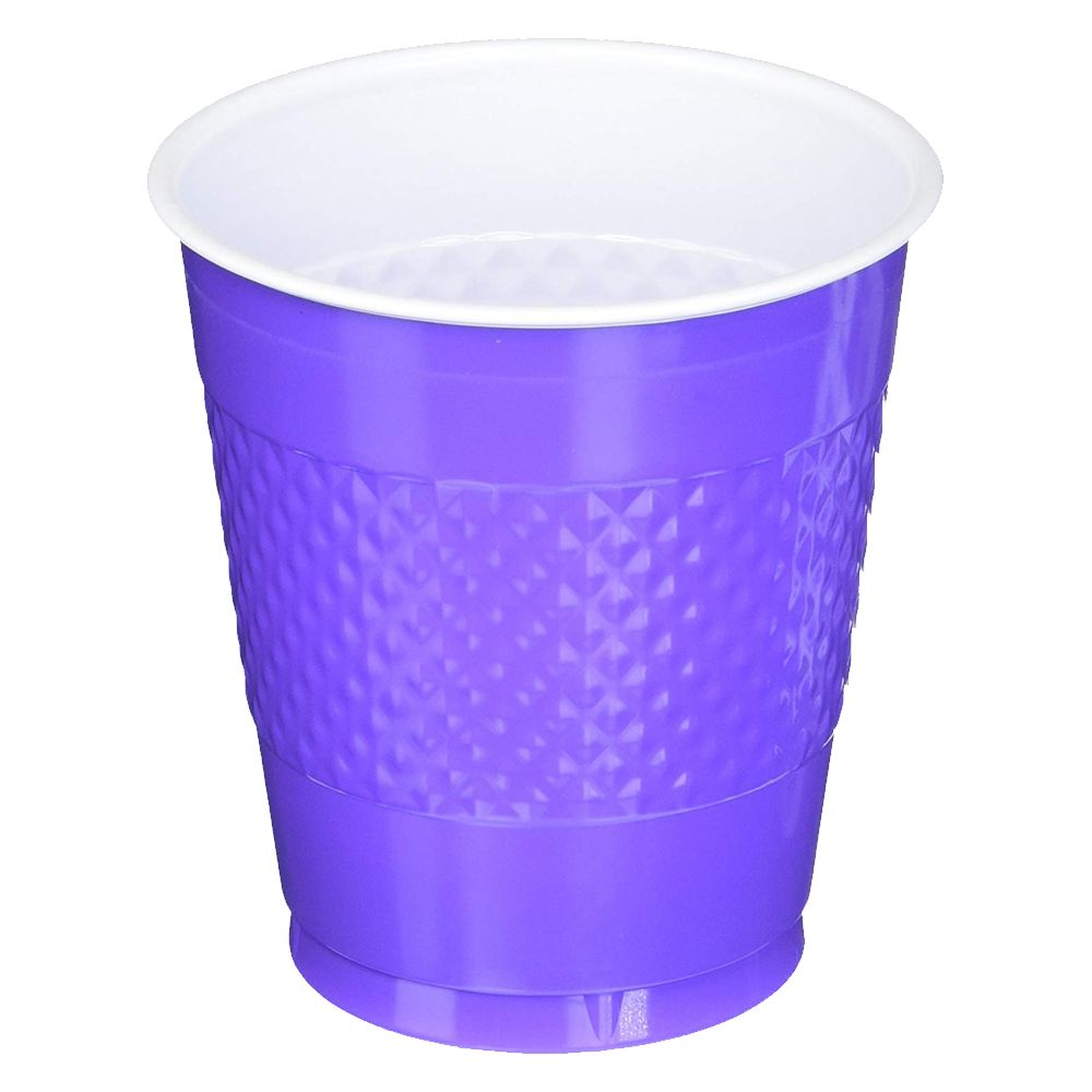 Amscan - Plastic Cups 12oz 20pcs - New Purple